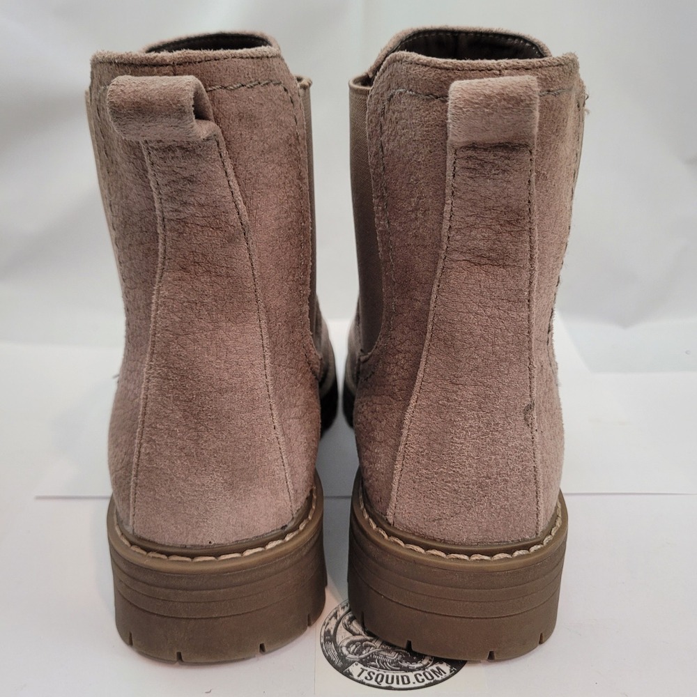 Cliffs by White Mountain Mastery Boot Women 7.5M Taupe Suede Textile Lug Sole - Picture 5 of 9